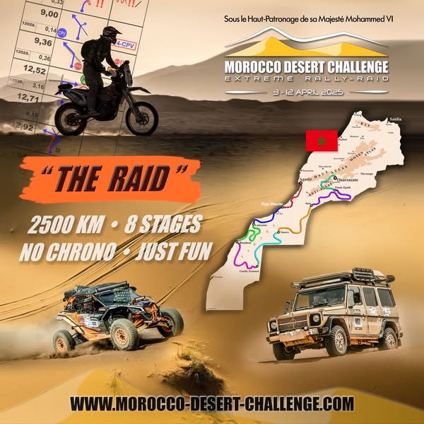 Morocco Desert Challenge 10° édition Maroc du 03 au 12 avril 2025